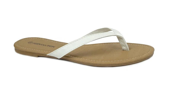 New Ladies' Simple Solid Flat Slip On Casual Fashion Sandals Shoes  (8012)